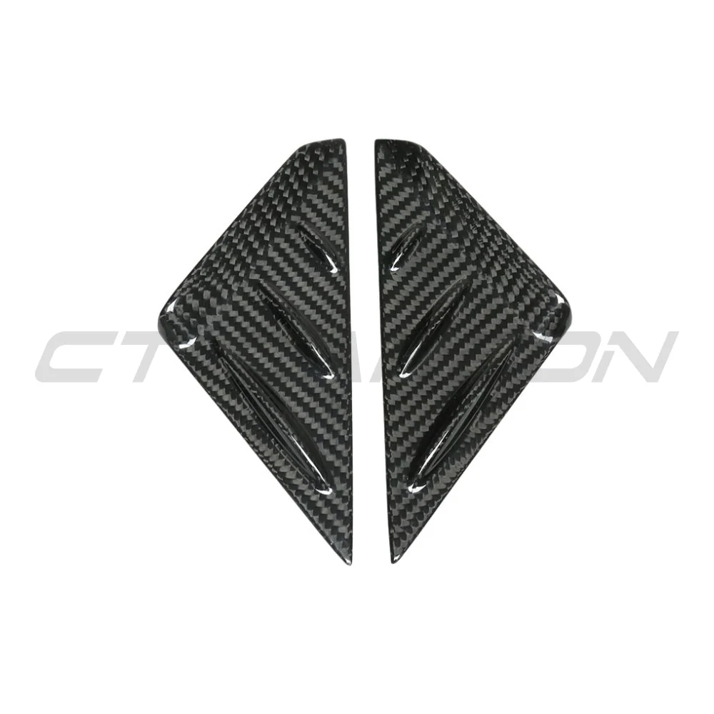 PORSCHE 911 & CAYMAN CARBON FIBRE A PILLAR TRIM-Accessories-CT CARBON-CT Carbon - High-quality carbon fiber and gloss black aerodynamic parts for premium sports and luxury vehicles.