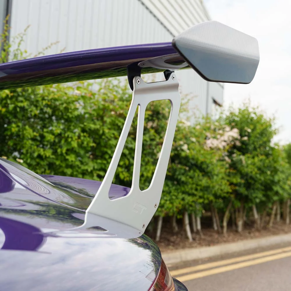PORSCHE 911 GT2 RS/GT3 RS WING RISERS - SILVER - CT DESIGN