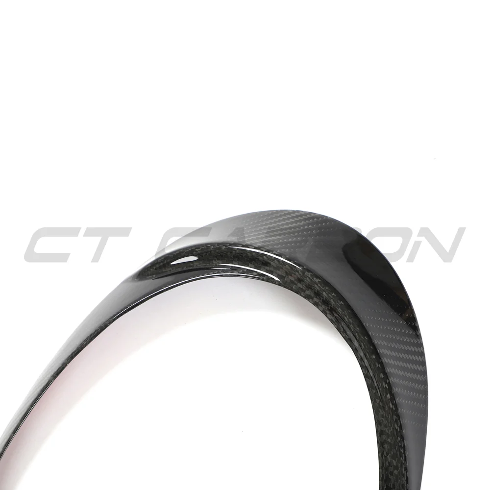 PORSCHE 991 911 2012-2021 CARBON FIBRE HEADLIGHT EYEBROWS-Accessories-CT CARBON-CT Carbon - High-quality carbon fiber and gloss black aerodynamic parts for premium sports and luxury vehicles.