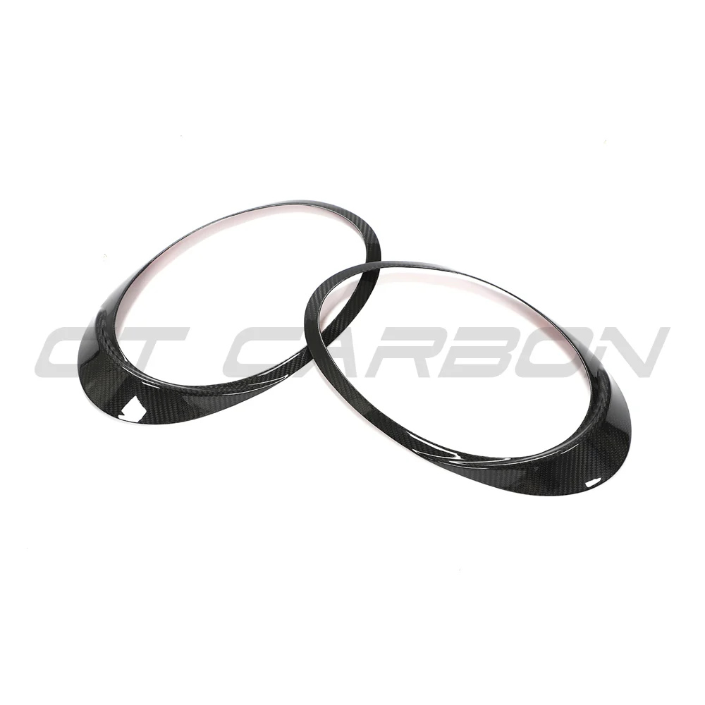 PORSCHE 991 911 2012-2021 CARBON FIBRE HEADLIGHT EYEBROWS-Accessories-CT CARBON-CT Carbon - High-quality carbon fiber and gloss black aerodynamic parts for premium sports and luxury vehicles.