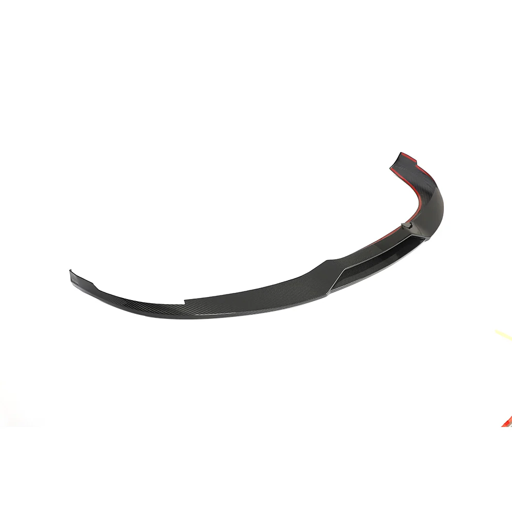 PORSCHE TAYCAN / TAYCAN 4 / TAYCAN 4S / TAYCAN GTS 2019+ CARBON FIBRE SPLITTER-Splitter-CT CARBON-CT Carbon - High-quality carbon fiber and gloss black aerodynamic parts for premium sports and luxury vehicles.