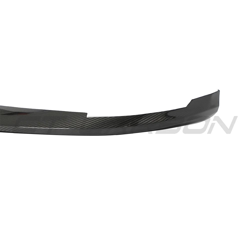 PORSCHE TAYCAN / TAYCAN 4 / TAYCAN 4S / TAYCAN GTS 2019+ CARBON FIBRE SPLITTER-Splitter-CT CARBON-CT Carbon - High-quality carbon fiber and gloss black aerodynamic parts for premium sports and luxury vehicles.