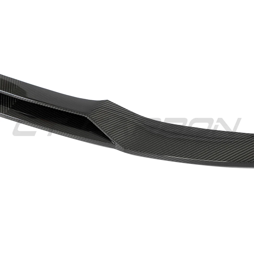 PORSCHE TAYCAN / TAYCAN 4 / TAYCAN 4S / TAYCAN GTS 2019+ CARBON FIBRE SPLITTER-Splitter-CT CARBON-CT Carbon - High-quality carbon fiber and gloss black aerodynamic parts for premium sports and luxury vehicles.