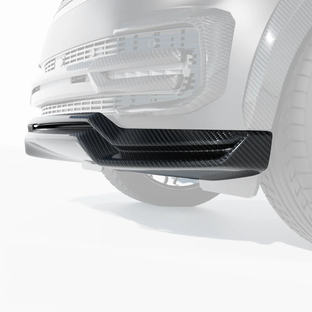 RANGE ROVER L460 2022+ CARBON FIBRE SPLITTER - CT DESIGN-Splitter-CT CARBON-CT Carbon - High-quality carbon fiber and gloss black aerodynamic parts for premium sports and luxury vehicles.