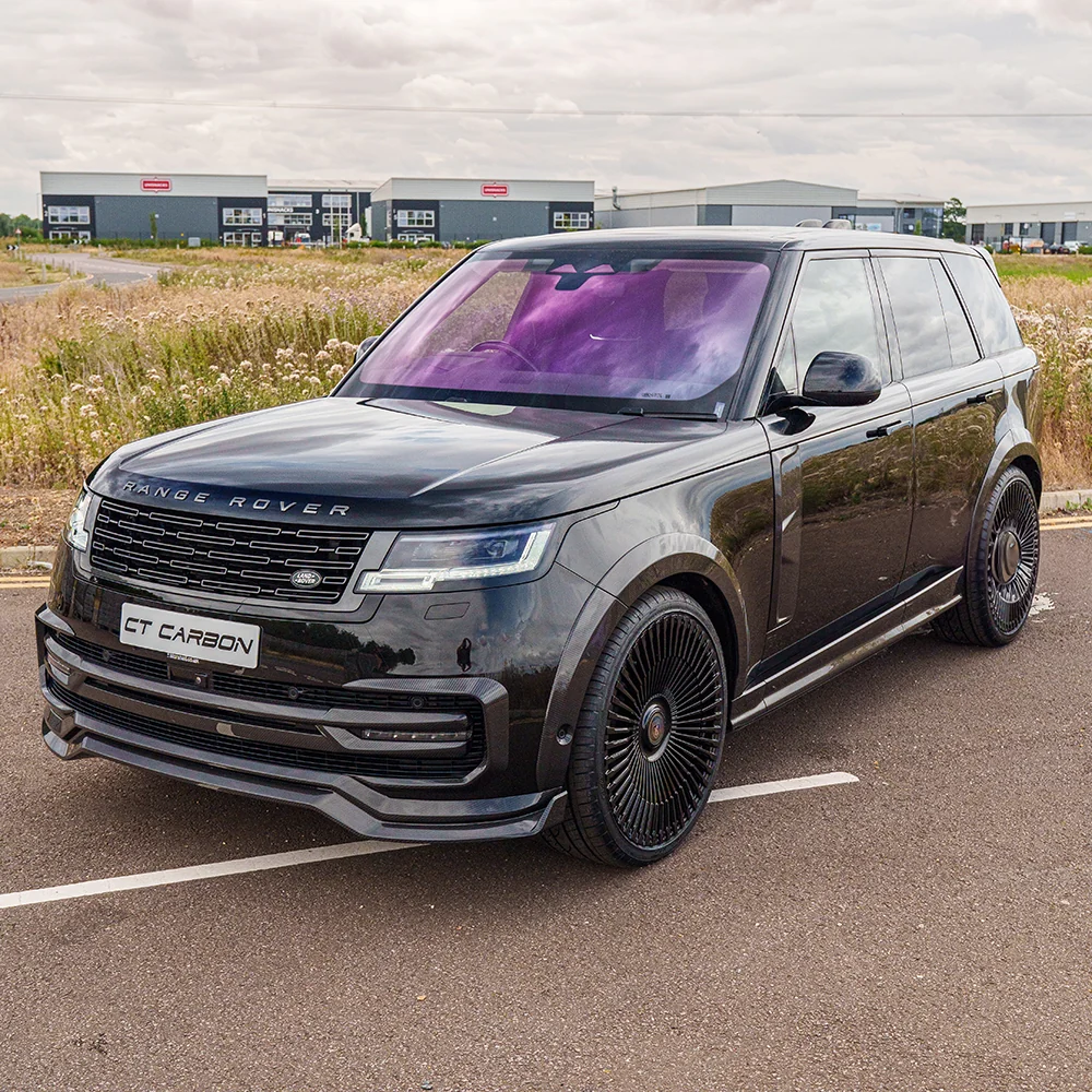 RANGE ROVER L460 2022+ FULL CARBON FIBRE KIT - CT DESIGN-Spoiler-CT CARBON-CT Carbon - High-quality carbon fiber and gloss black aerodynamic parts for premium sports and luxury vehicles.
