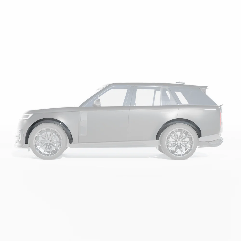 RANGE ROVER L460 2022+ CARBON FIBRE WIDE ARCH EXTENSIONS - CT DESIGN-Arches-CT CARBON-CT Carbon - High-quality carbon fiber and gloss black aerodynamic parts for premium sports and luxury vehicles.