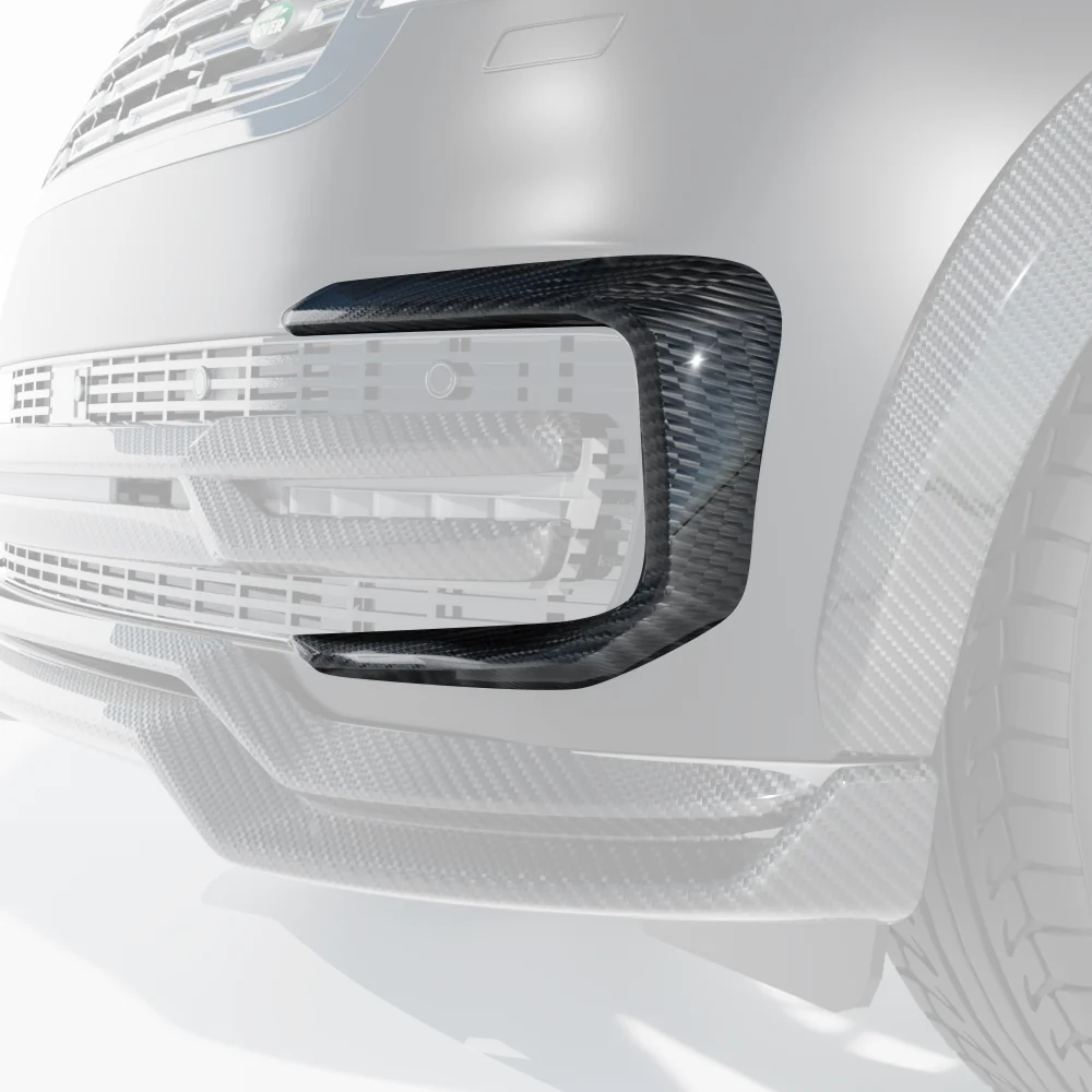 RANGE ROVER L460 2022+ CARBON FIBRE FRONT BUMPER TRIM - CT DESIGN
