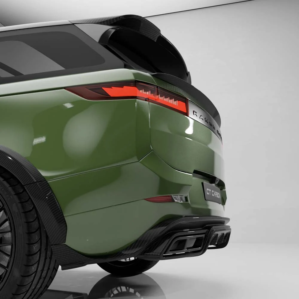 RANGE ROVER SPORT L461 2023+ CARBON FIBRE DIFFUSER AND TIPS - CT DESIGN