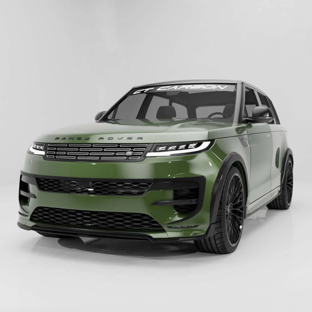 RANGE ROVER SPORT L461 2023+ CARBON FIBRE FRONT BUMPER TRIM - CT DESIGN