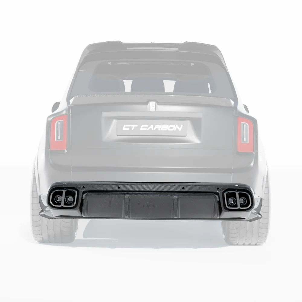 ROLLS ROYCE CULLINAN CARBON FIBRE DIFFUSER AND TIPS - CT DESIGN