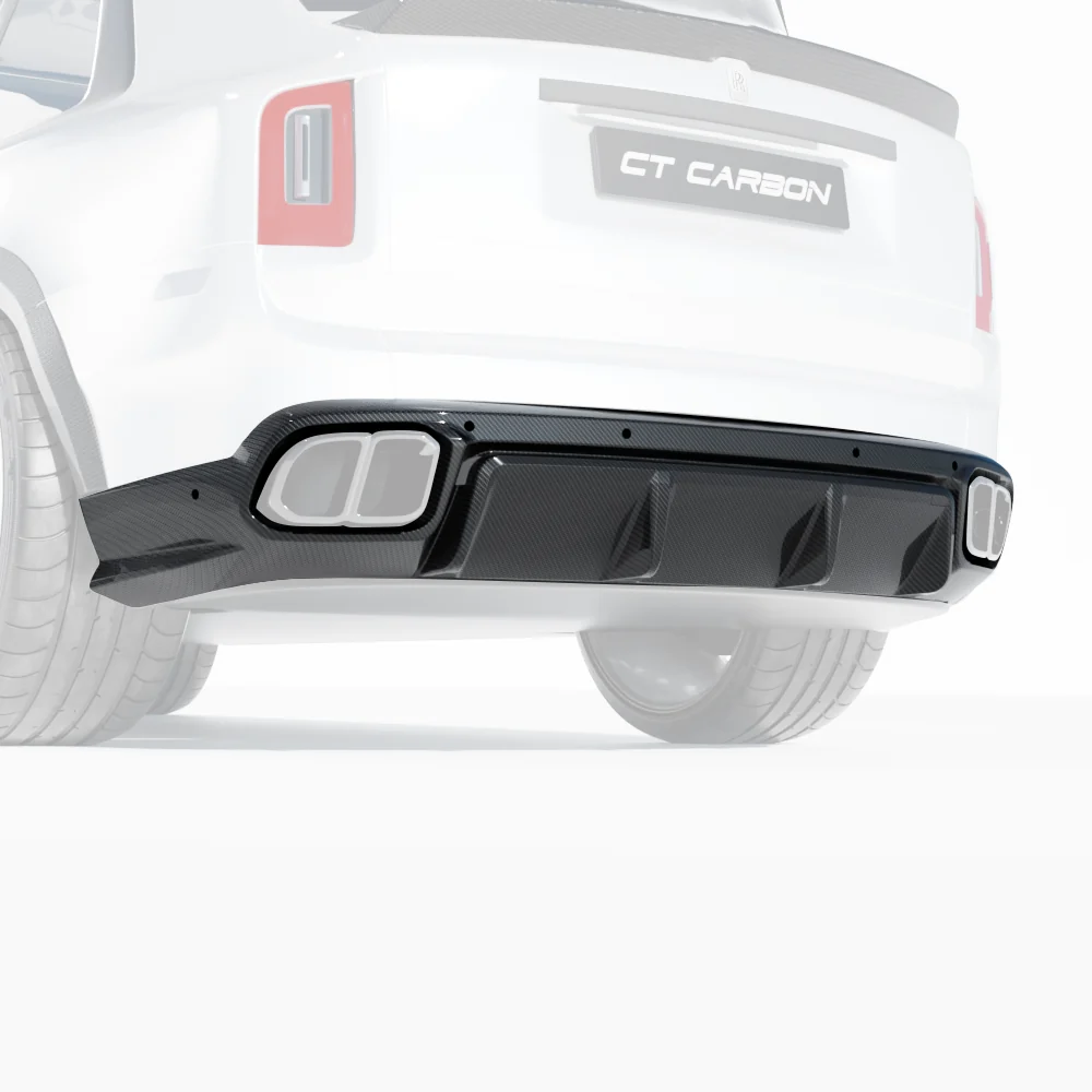 ROLLS ROYCE CULLINAN CARBON FIBRE DIFFUSER AND TIPS - CT DESIGN