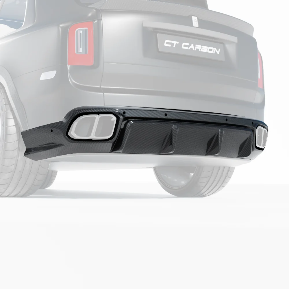 ROLLS ROYCE CULLINAN CARBON FIBRE DIFFUSER AND TIPS - CT DESIGN