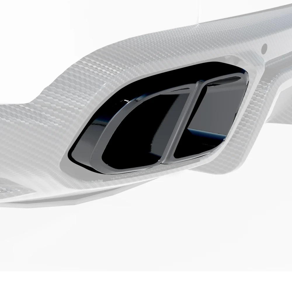 ROLLS ROYCE CULLINAN CARBON FIBRE DIFFUSER AND TIPS - CT DESIGN