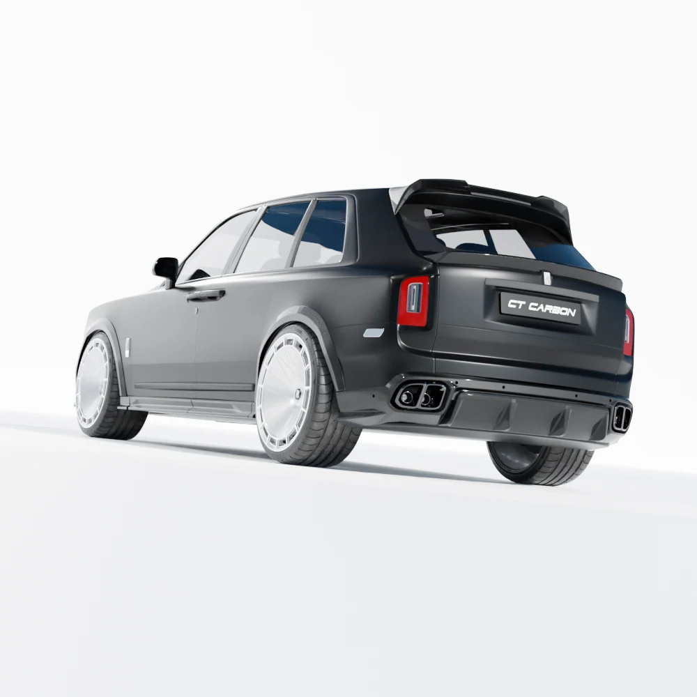 ROLLS ROYCE CULLINAN CARBON FIBRE DIFFUSER AND TIPS - CT DESIGN