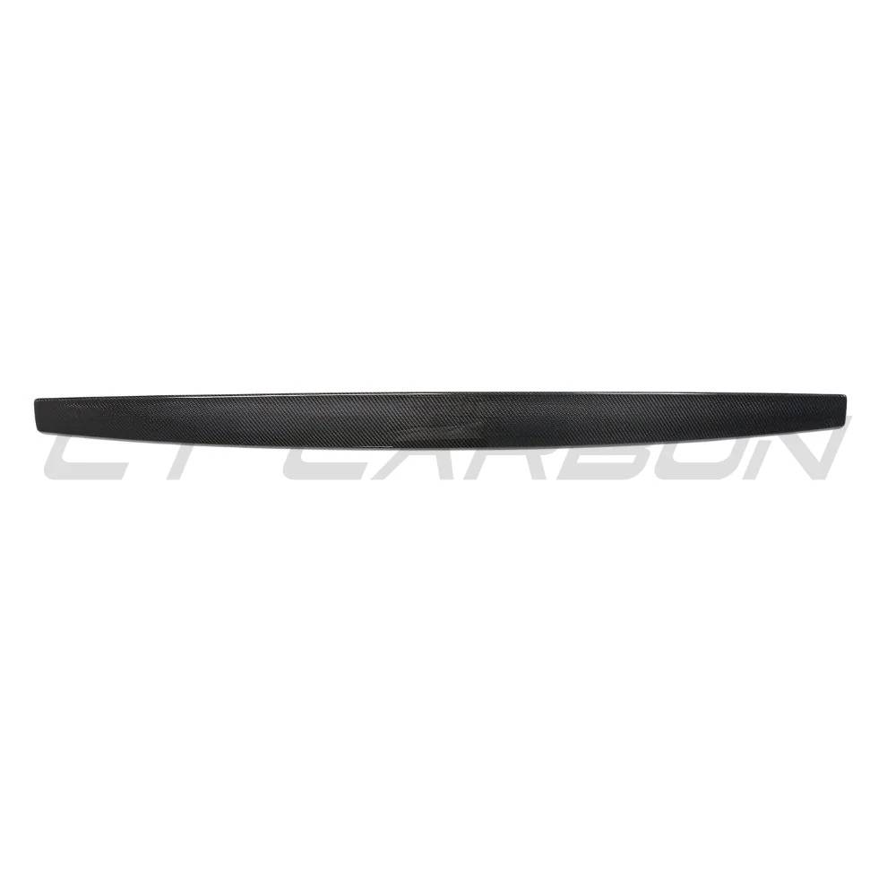 TESLA MODEL 3 2017-2023 CARBON FIBRE DASHBOARD TRIM STICK ON-Accessories-CT CARBON-CT Carbon - High-quality carbon fiber and gloss black aerodynamic parts for premium sports and luxury vehicles.