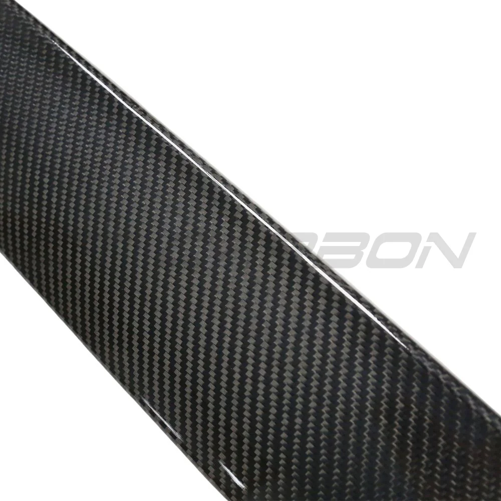 TESLA MODEL 3 2017-2023 CARBON FIBRE DASHBOARD TRIM STICK ON-Accessories-CT CARBON-CT Carbon - High-quality carbon fiber and gloss black aerodynamic parts for premium sports and luxury vehicles.