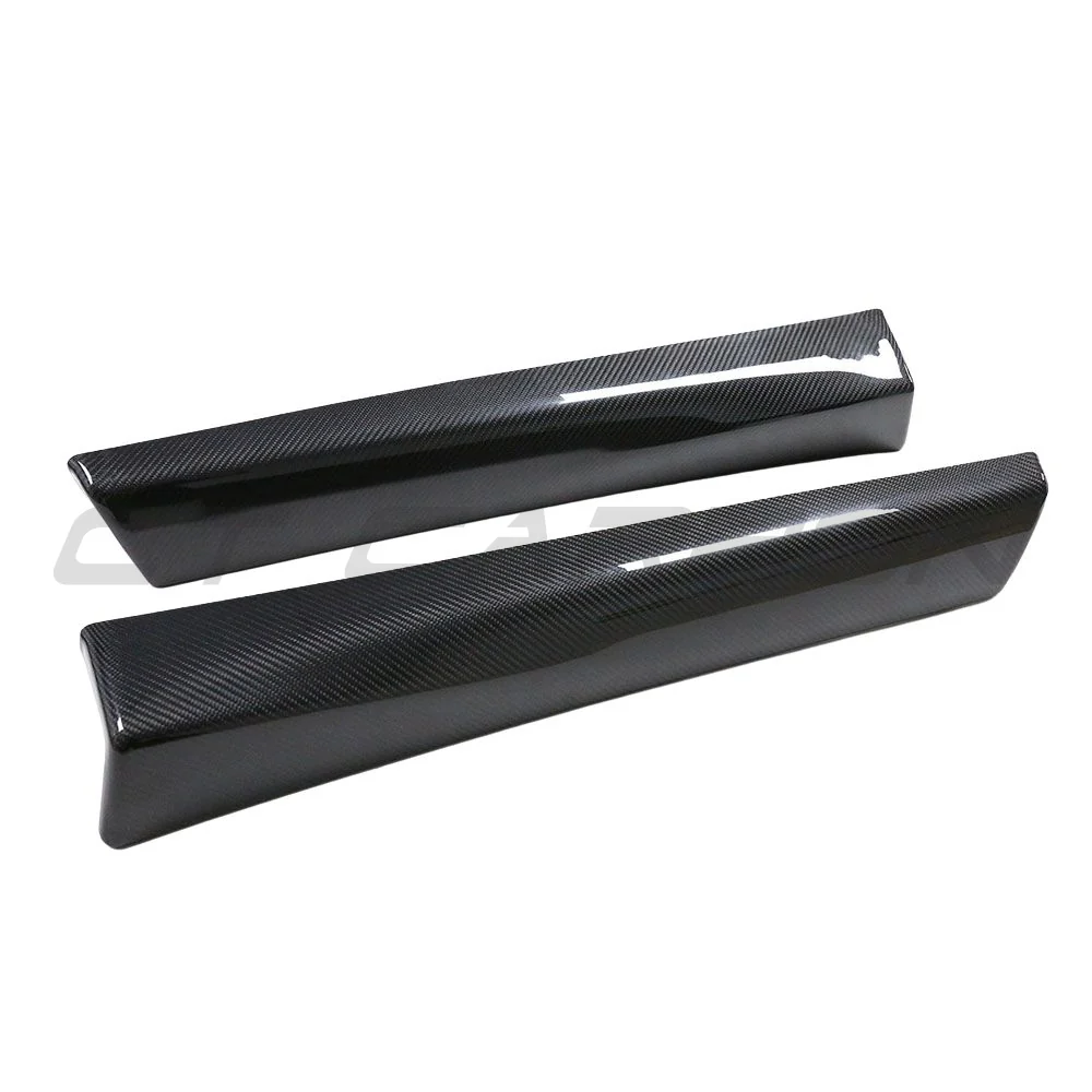 TESLA MODEL 3 2017-2023 CARBON FIBRE INTERIOR DOOR PANEL TRIM ADD ON-Accessories-CT CARBON-CT Carbon - High-quality carbon fiber and gloss black aerodynamic parts for premium sports and luxury vehicles.