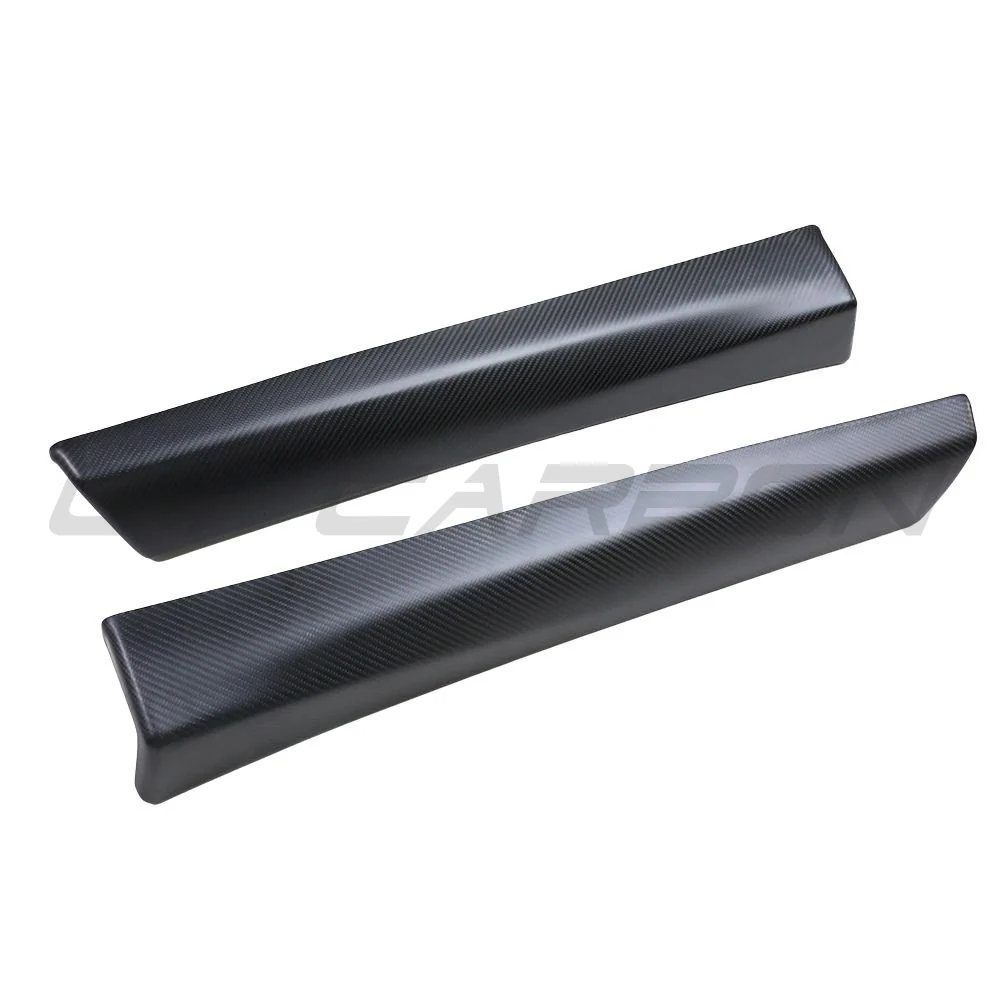 TESLA MODEL 3 2017-2023 CARBON FIBRE INTERIOR DOOR PANEL TRIM ADD ON-Accessories-CT CARBON-CT Carbon - High-quality carbon fiber and gloss black aerodynamic parts for premium sports and luxury vehicles.