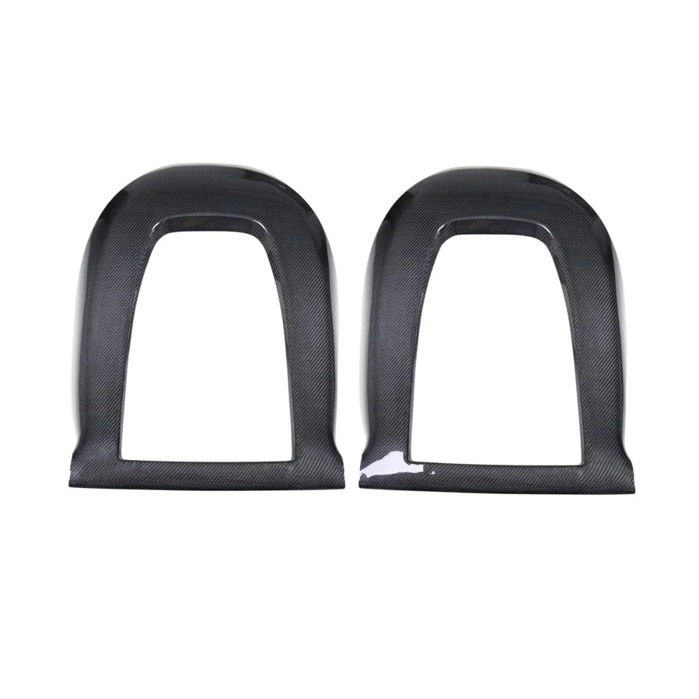 TESLA MODEL 3 2017-2023 CARBON FIBRE SEAT BACK COVERS-Accessories-CT CARBON-CT Carbon - High-quality carbon fiber and gloss black aerodynamic parts for premium sports and luxury vehicles.