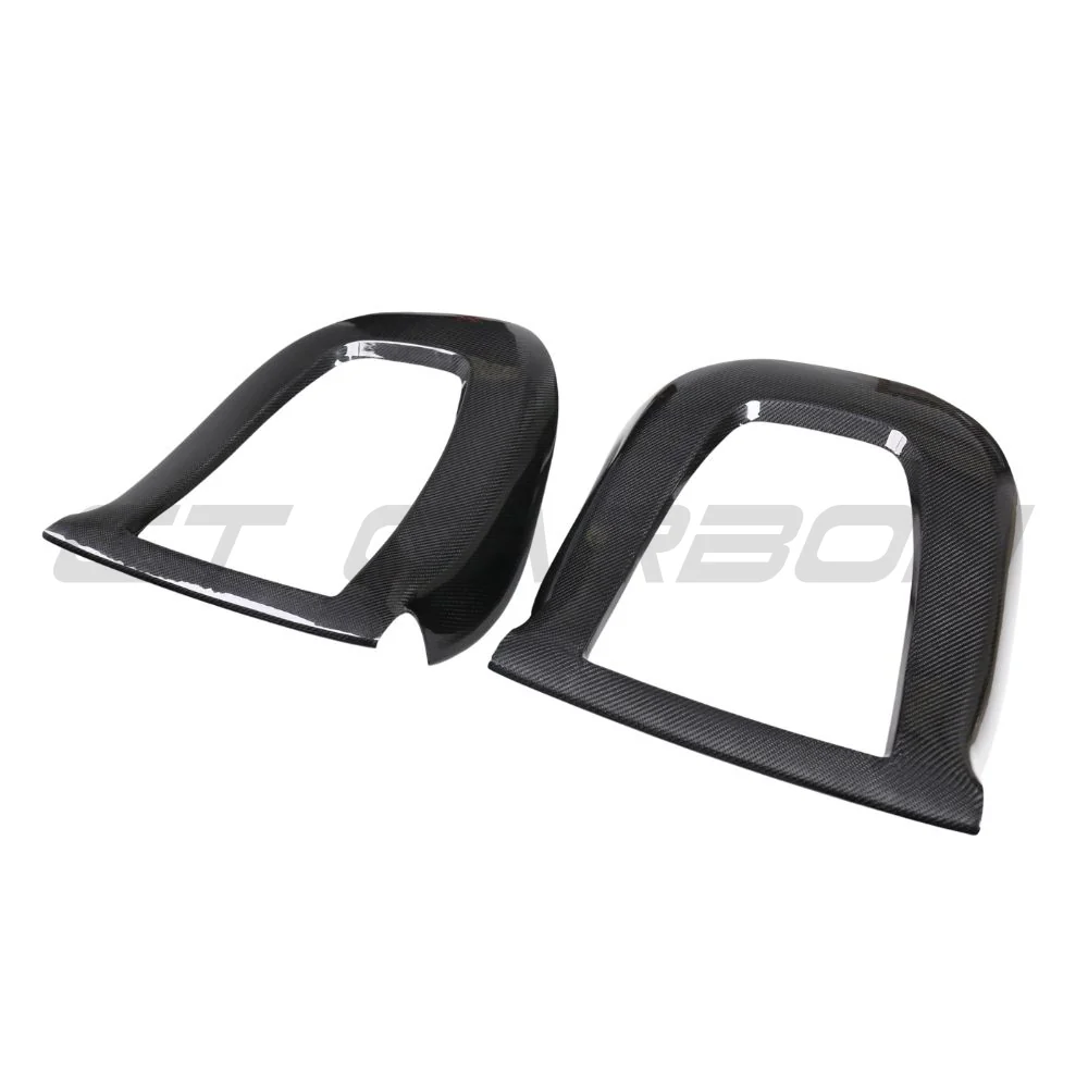 TESLA MODEL 3 2017-2023 CARBON FIBRE SEAT BACK COVERS-Accessories-CT CARBON-CT Carbon - High-quality carbon fiber and gloss black aerodynamic parts for premium sports and luxury vehicles.