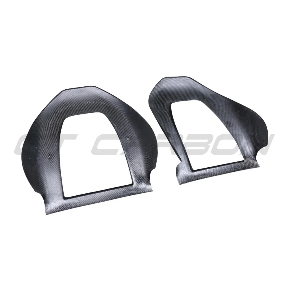 TESLA MODEL 3 2017-2023 CARBON FIBRE SEAT BACK COVERS-Accessories-CT CARBON-CT Carbon - High-quality carbon fiber and gloss black aerodynamic parts for premium sports and luxury vehicles.