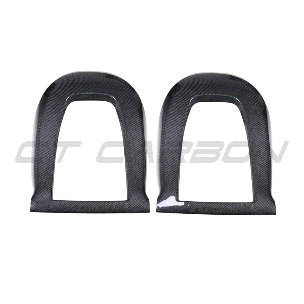 TESLA MODEL 3 2017-2023 CARBON FIBRE SEAT BACK COVERS-Accessories-CT CARBON-CT Carbon - High-quality carbon fiber and gloss black aerodynamic parts for premium sports and luxury vehicles.