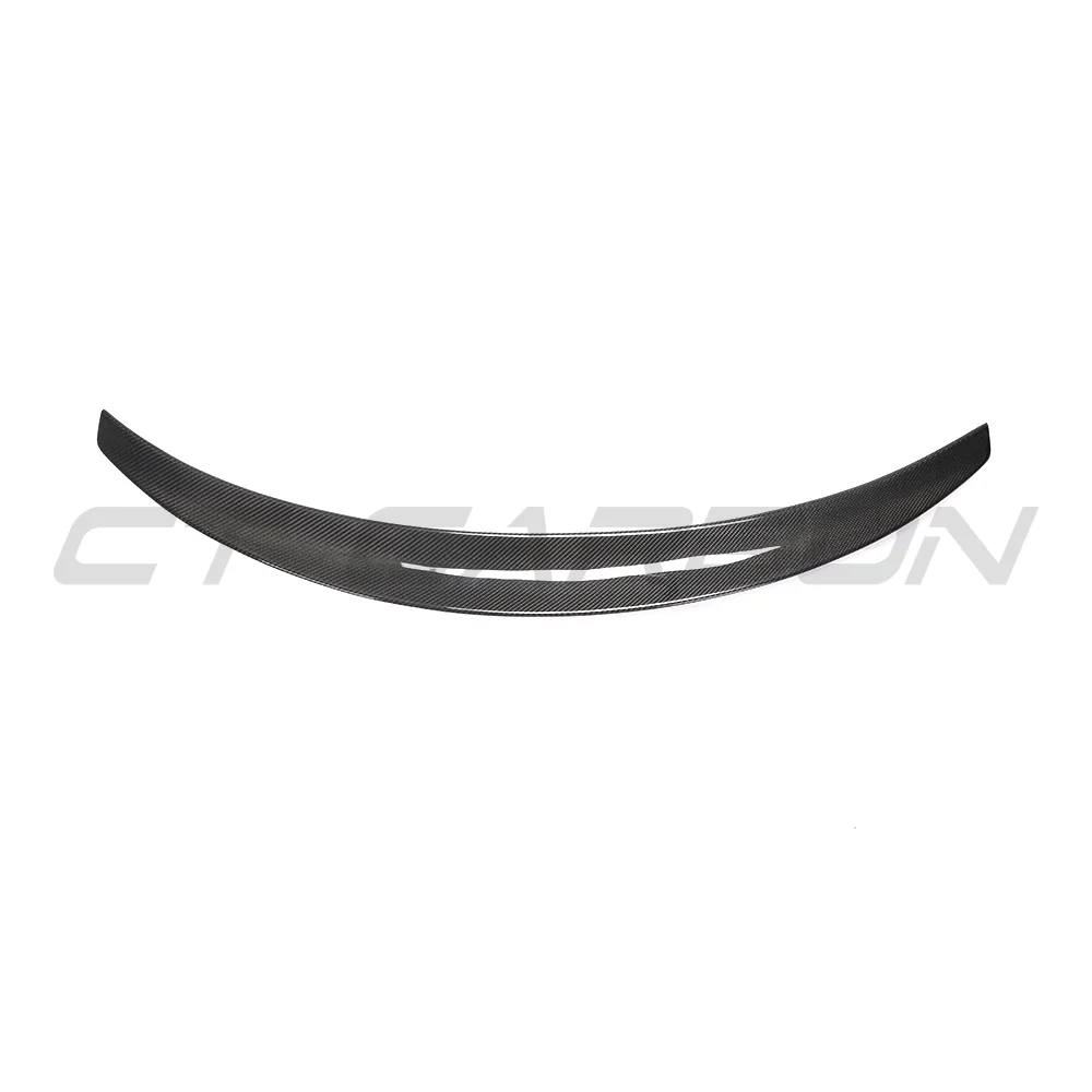 TESLA MODEL 3 2017-2023 CARBON FIBRE SPOILER - V3-Spoiler-CT CARBON-CT Carbon - High-quality carbon fiber and gloss black aerodynamic parts for premium sports and luxury vehicles.