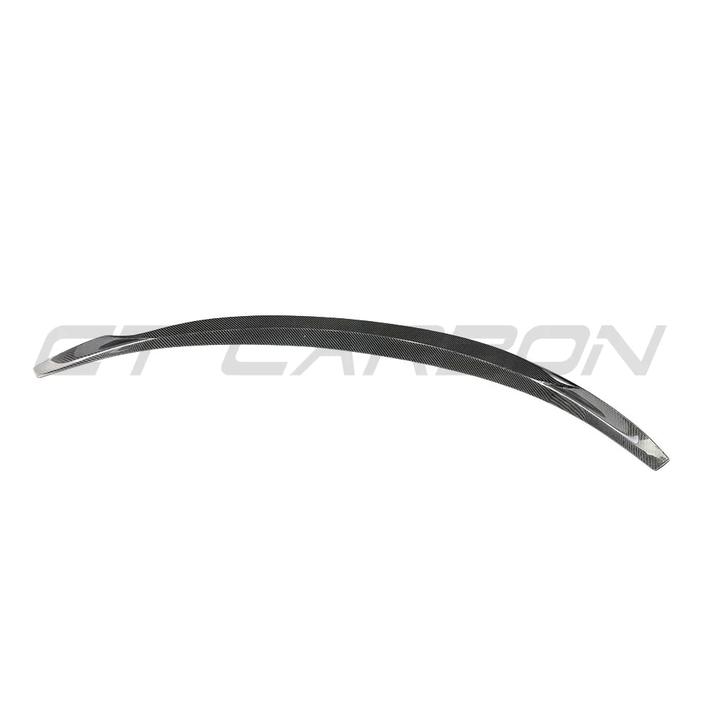 TESLA MODEL 3 2017-2023 CARBON FIBRE SPOILER - V4-Spoiler-CT CARBON-CT Carbon - High-quality carbon fiber and gloss black aerodynamic parts for premium sports and luxury vehicles.