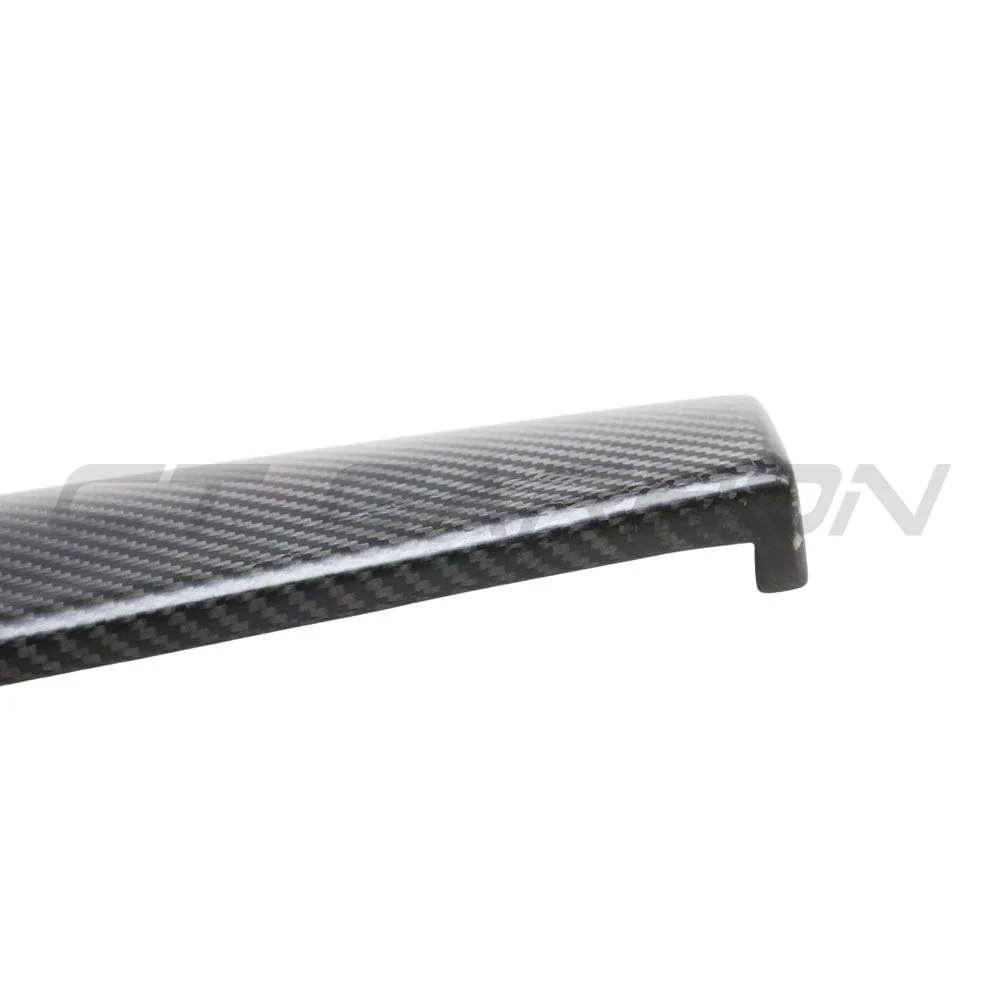 TESLA MODEL 3 2017-2023 MATTE CARBON FIBRE DASHBOARD TRIM STICK ON-Accessories-CT CARBON-CT Carbon - High-quality carbon fiber and gloss black aerodynamic parts for premium sports and luxury vehicles.