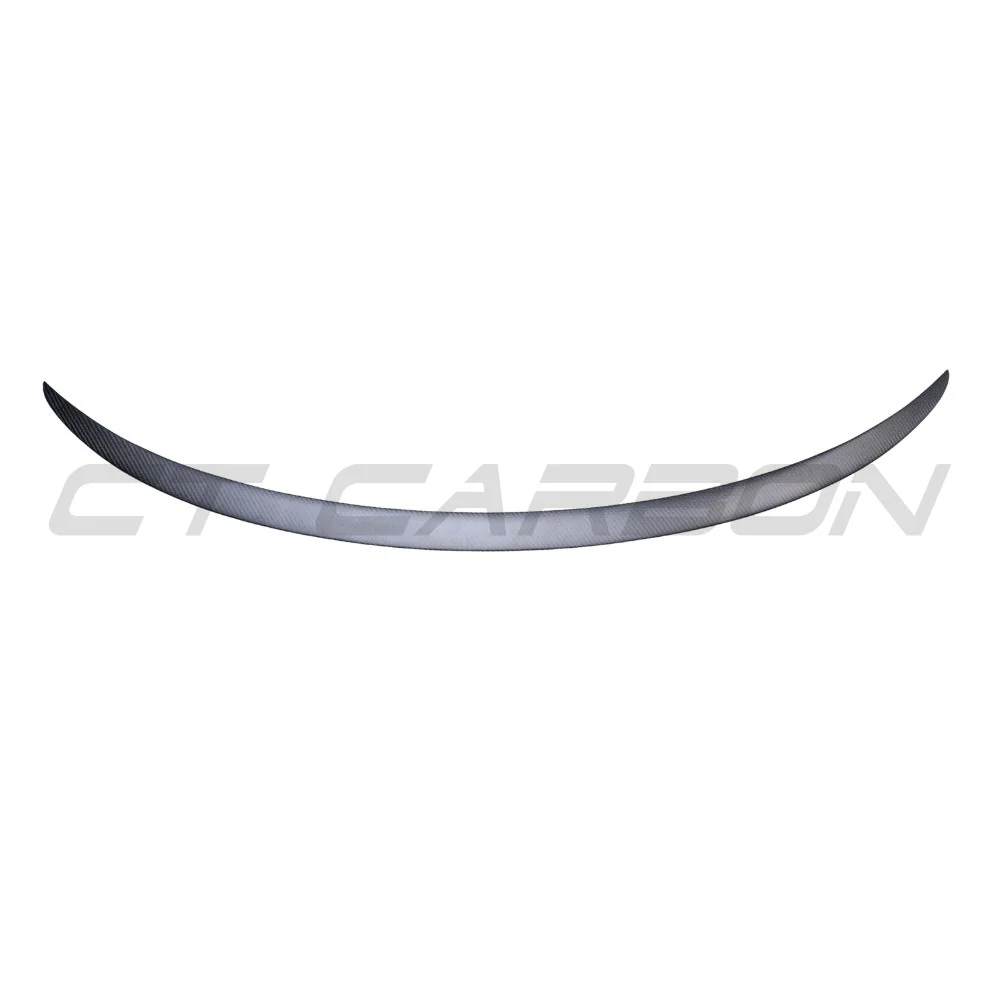 TESLA MODEL 3 2017-2023 MATTE CARBON FIBRE SPOILER - V1-Spoiler-CT CARBON-CT Carbon - High-quality carbon fiber and gloss black aerodynamic parts for premium sports and luxury vehicles.