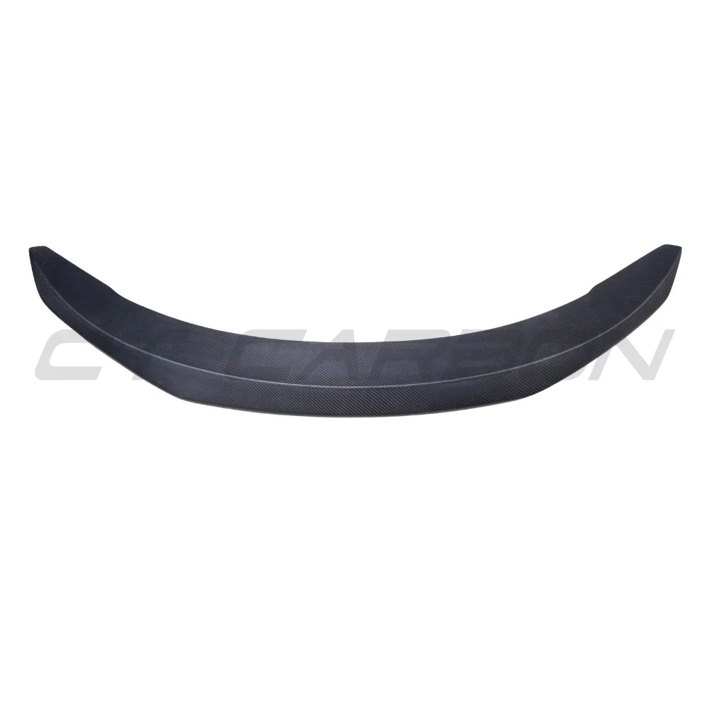 TESLA MODEL 3 2017-2023 MATTE CARBON FIBRE SPOILER - V3-Spoiler-CT CARBON-CT Carbon - High-quality carbon fiber and gloss black aerodynamic parts for premium sports and luxury vehicles.
