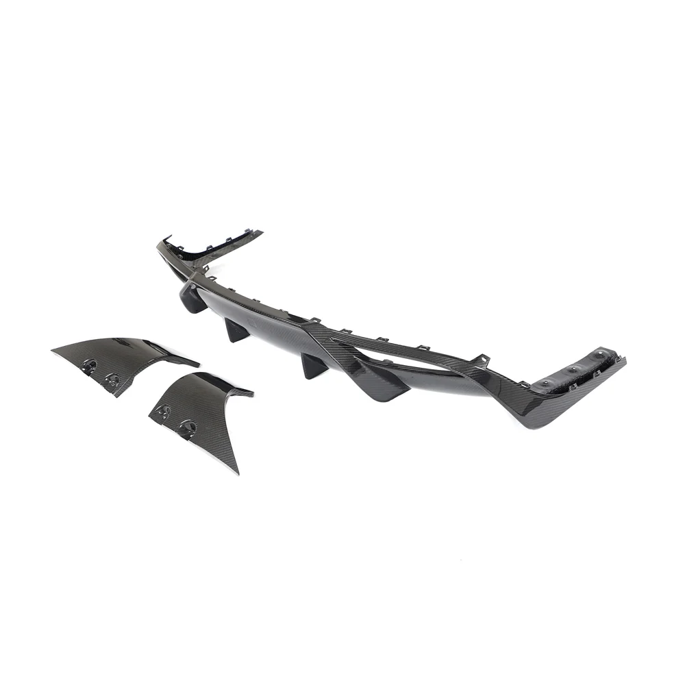 TESLA MODEL 3 2023+ CARBON FIBRE DIFFUSER - V1-Diffuser-CT CARBON-CT Carbon - High-quality carbon fiber and gloss black aerodynamic parts for premium sports and luxury vehicles.