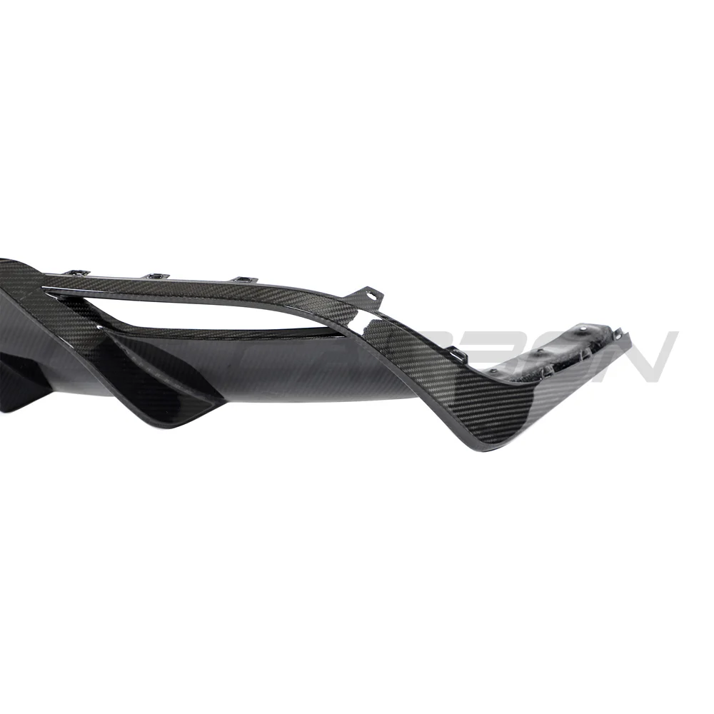 TESLA MODEL 3 2023+ CARBON FIBRE DIFFUSER - V1-Diffuser-CT CARBON-CT Carbon - High-quality carbon fiber and gloss black aerodynamic parts for premium sports and luxury vehicles.