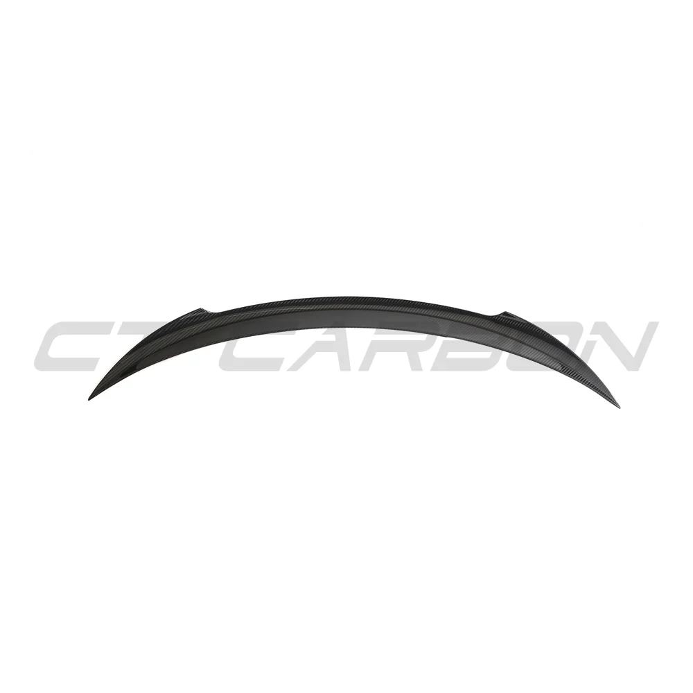 TESLA MODEL 3 2023+ CARBON FIBRE SPOILER - V2-Spoiler-CT CARBON-CT Carbon - High-quality carbon fiber and gloss black aerodynamic parts for premium sports and luxury vehicles.