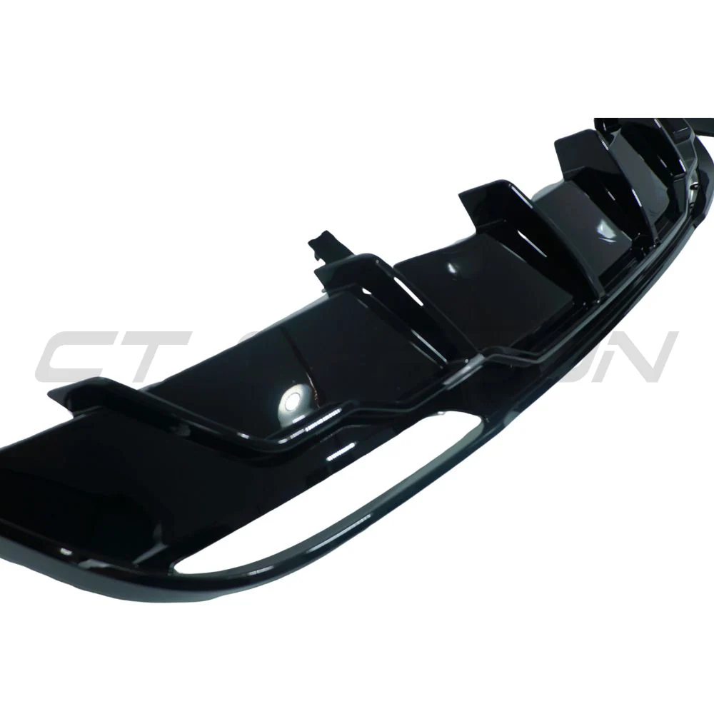 TESLA MODEL 3 2023+ FACELIFT GLOSS BLACK FULL KIT-Kit-BLAK BY CT-CT Carbon - High-quality carbon fiber and gloss black aerodynamic parts for premium sports and luxury vehicles.