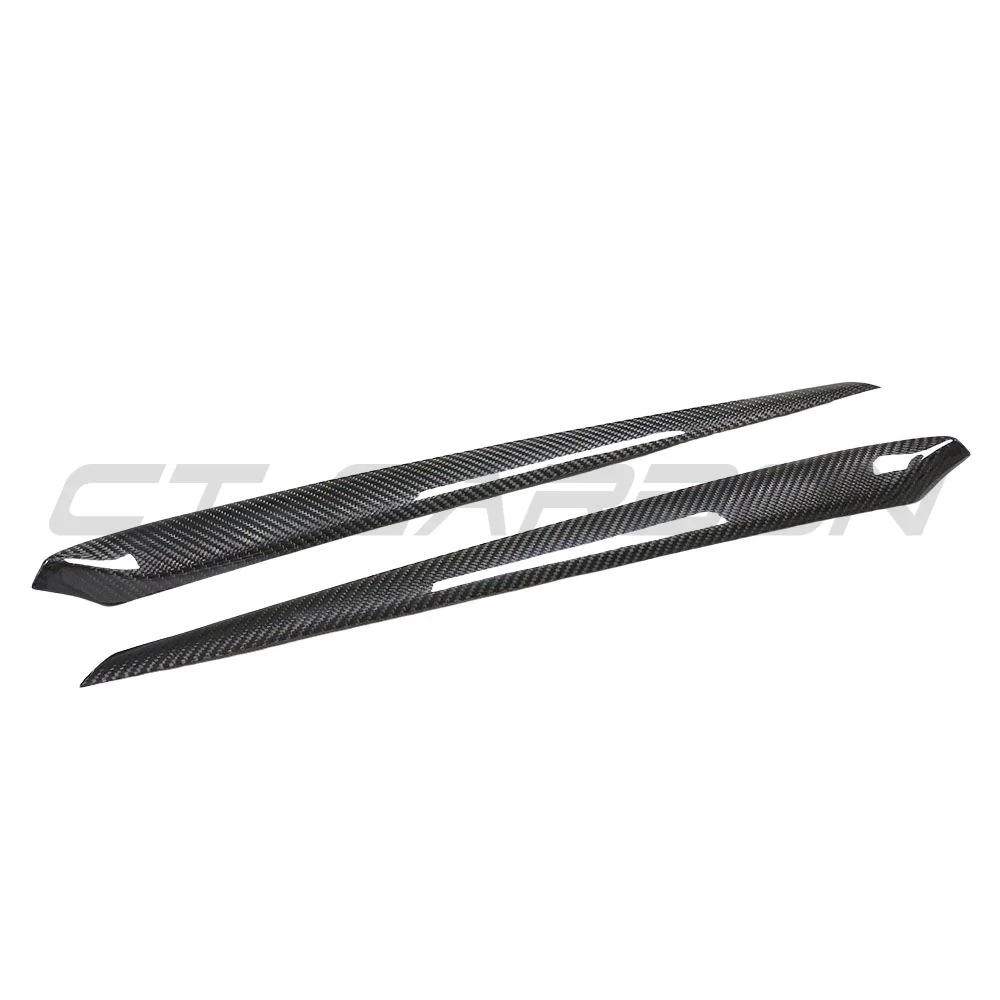TESLA MODEL 3 2023+ CARBON FIBRE INTERIOR DOOR PANEL TRIM ADD ON-Accessories-CT CARBON-CT Carbon - High-quality carbon fiber and gloss black aerodynamic parts for premium sports and luxury vehicles.