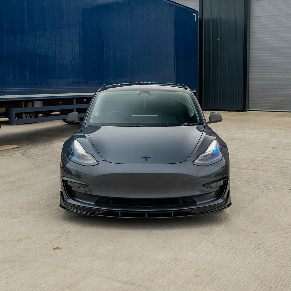 TESLA MODEL 3 FULL GLOSS BLACK KIT - BLAK BY CT CARBON-Kit-BLAK BY CT-CT Carbon - High-quality carbon fiber and gloss black aerodynamic parts for premium sports and luxury vehicles.