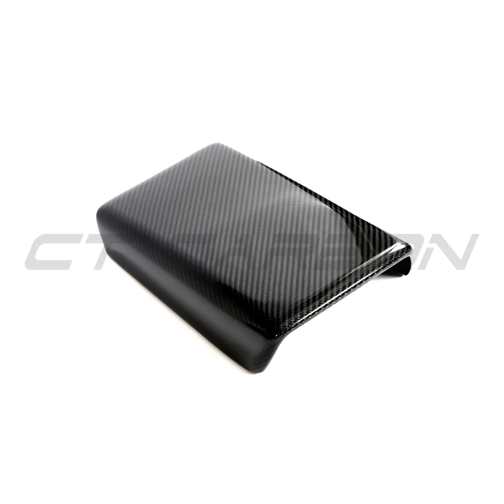 TESLA MODEL 3 & Y 2017+ CARBON FIBRE STALK COVER-Accessories-CT CARBON-CT Carbon - High-quality carbon fiber and gloss black aerodynamic parts for premium sports and luxury vehicles.