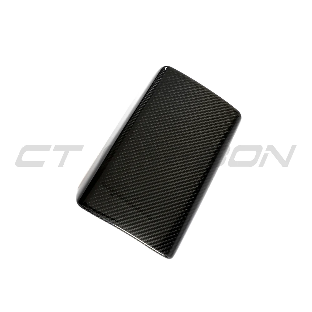 TESLA MODEL 3 & Y 2017+ CARBON FIBRE STALK COVER-Accessories-CT CARBON-CT Carbon - High-quality carbon fiber and gloss black aerodynamic parts for premium sports and luxury vehicles.