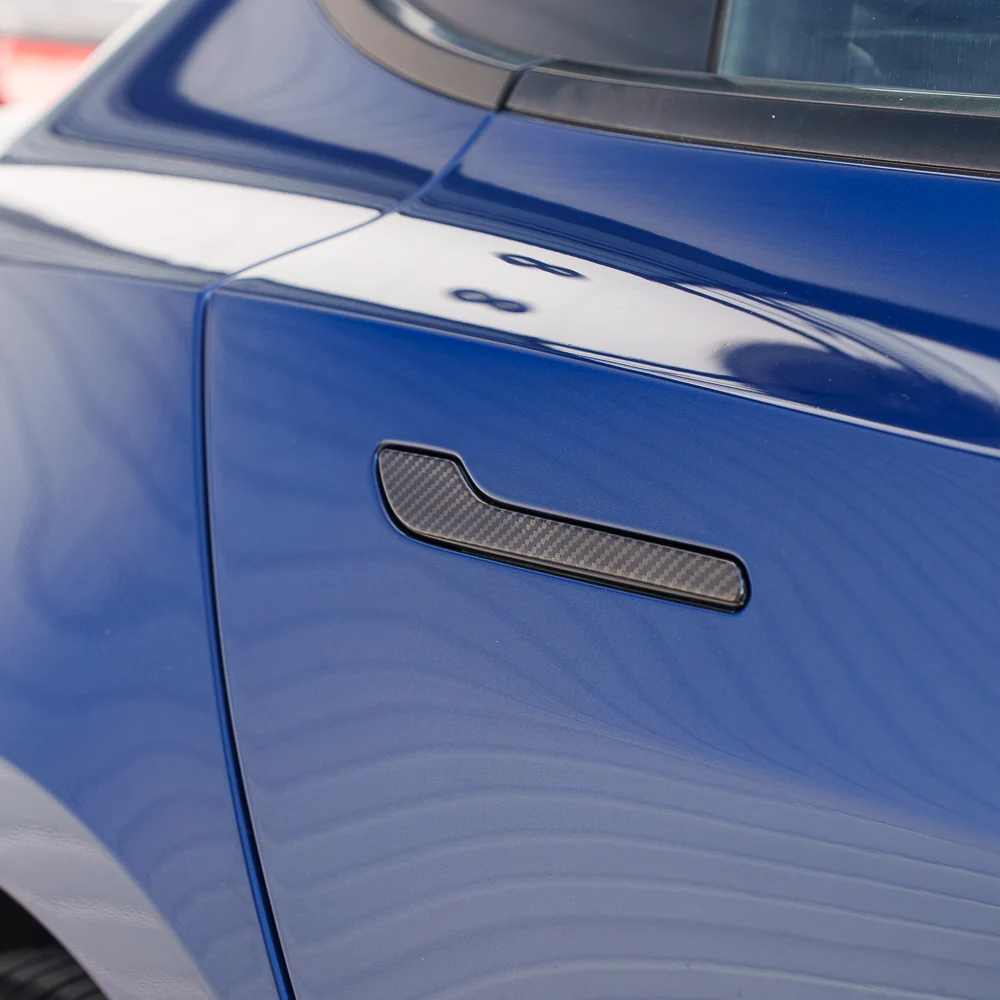 TESLA MODEL 3 & Y 2017+ CARBON FIBRE HANDLE COVERS