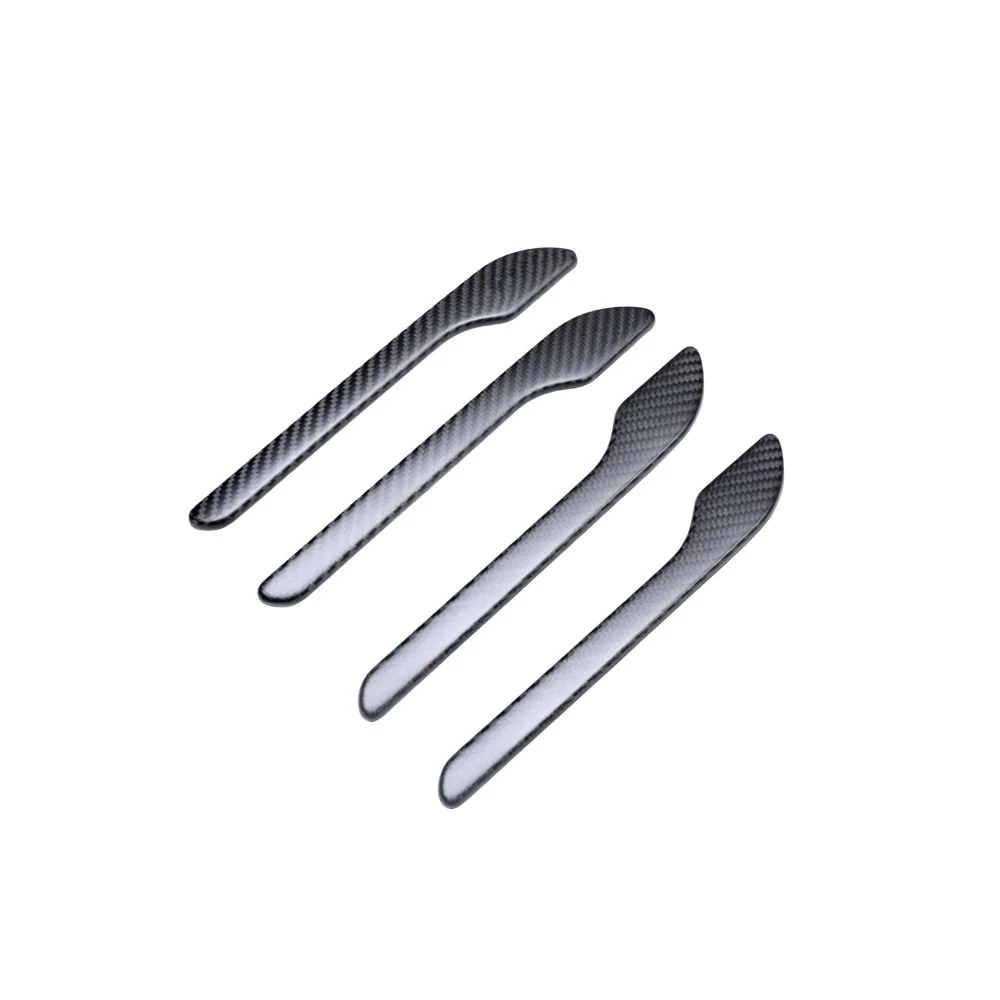 TESLA MODEL 3 & Y 2017+ MATTE CARBON FIBRE HANDLE COVERS-Accessories-CT CARBON-CT Carbon - High-quality carbon fiber and gloss black aerodynamic parts for premium sports and luxury vehicles.