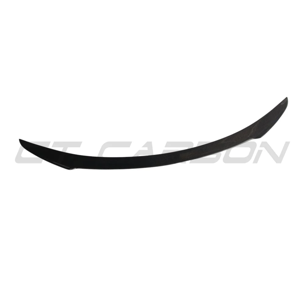 TESLA MODEL S 2013+ CARBON FIBRE SPOILER - V2-Spoiler-CT CARBON-CT Carbon - High-quality carbon fiber and gloss black aerodynamic parts for premium sports and luxury vehicles.