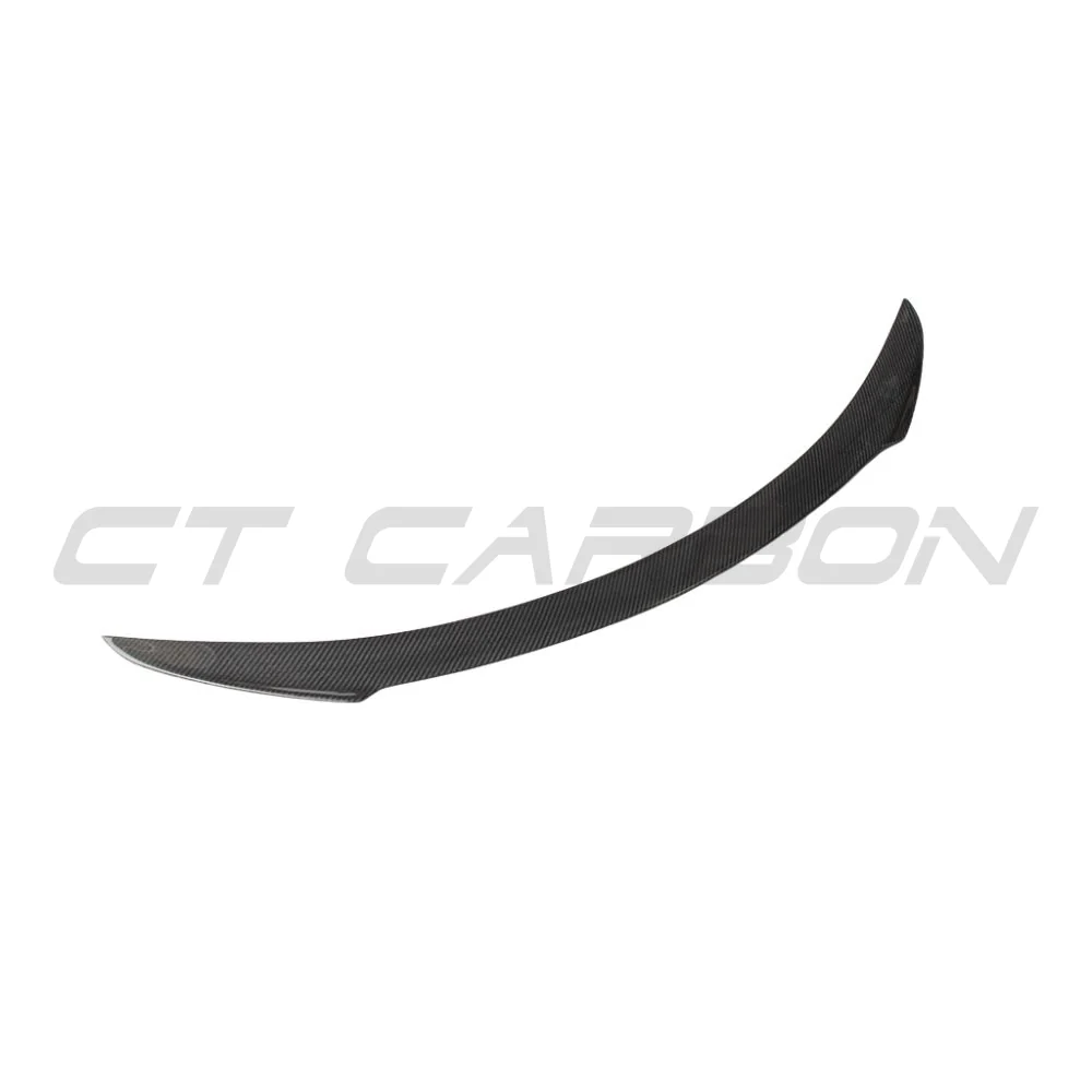TESLA MODEL S 2013+ CARBON FIBRE SPOILER - V2-Spoiler-CT CARBON-CT Carbon - High-quality carbon fiber and gloss black aerodynamic parts for premium sports and luxury vehicles.