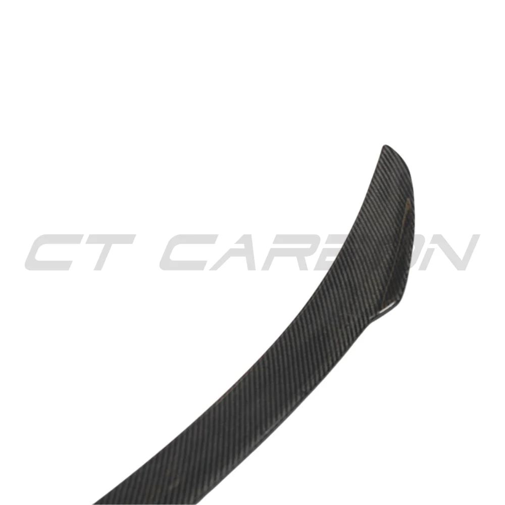 TESLA MODEL S 2013+ CARBON FIBRE SPOILER - V2-Spoiler-CT CARBON-CT Carbon - High-quality carbon fiber and gloss black aerodynamic parts for premium sports and luxury vehicles.