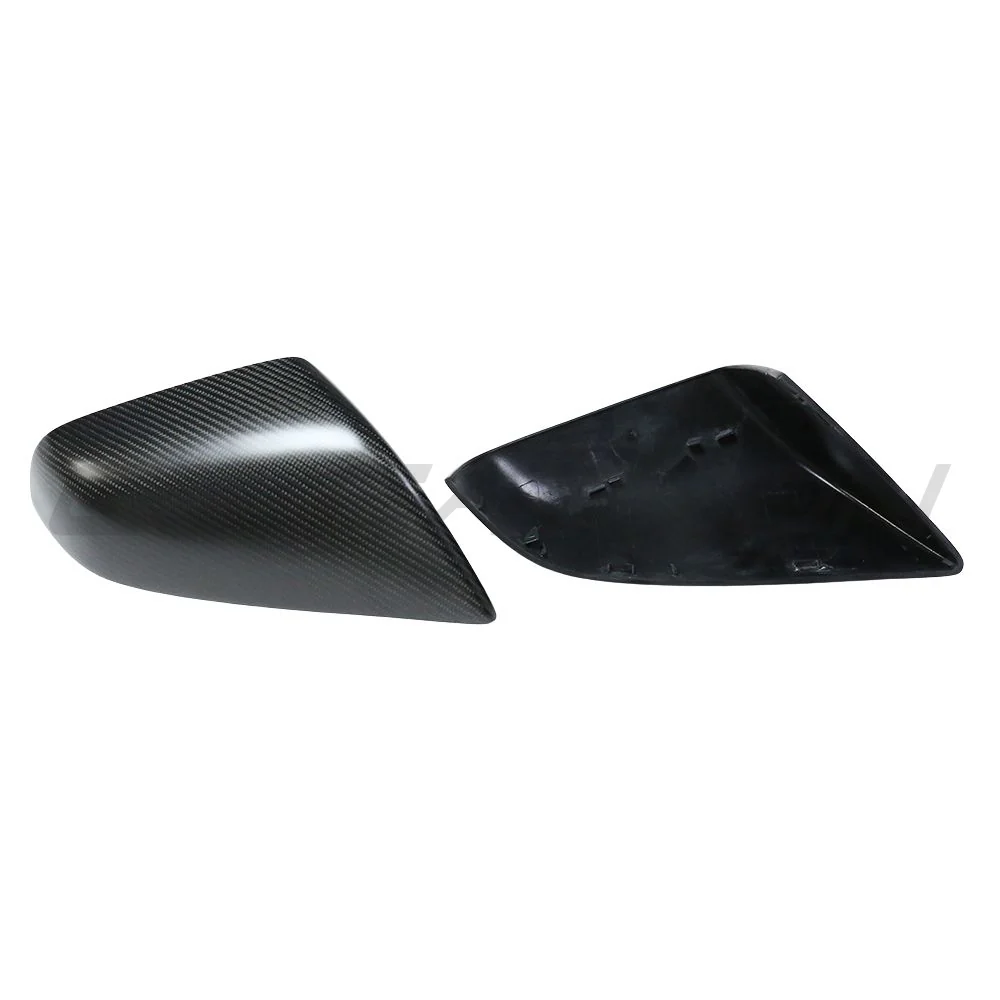 TESLA MODEL S 2013-2020 MATTE CARBON FIBRE MIRRORS-Accessories-CT CARBON-CT Carbon - High-quality carbon fiber and gloss black aerodynamic parts for premium sports and luxury vehicles.