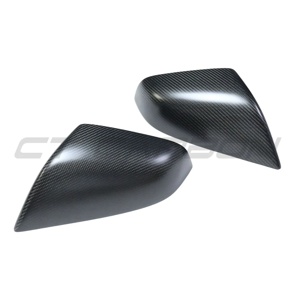 TESLA MODEL S 2013-2020 MATTE CARBON FIBRE MIRRORS-Accessories-CT CARBON-CT Carbon - High-quality carbon fiber and gloss black aerodynamic parts for premium sports and luxury vehicles.