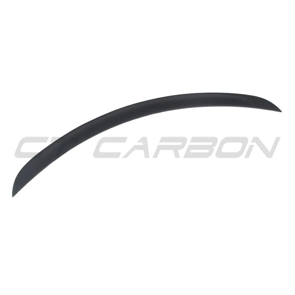 TESLA MODEL S 2013+ MATTE CARBON FIBRE SPOILER - V1-Spoiler-CT CARBON-CT Carbon - High-quality carbon fiber and gloss black aerodynamic parts for premium sports and luxury vehicles.