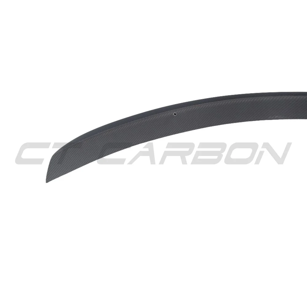 TESLA MODEL S 2013+ MATTE CARBON FIBRE SPOILER - V1-Spoiler-CT CARBON-CT Carbon - High-quality carbon fiber and gloss black aerodynamic parts for premium sports and luxury vehicles.
