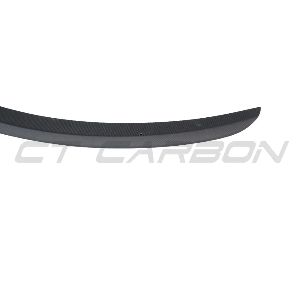 TESLA MODEL S 2013+ MATTE CARBON FIBRE SPOILER - V1-Spoiler-CT CARBON-CT Carbon - High-quality carbon fiber and gloss black aerodynamic parts for premium sports and luxury vehicles.