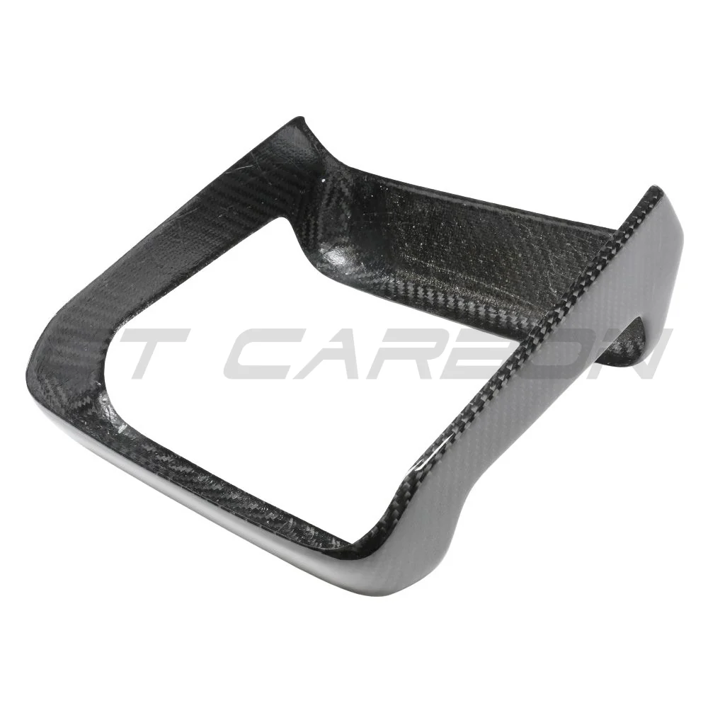 TESLA MODEL S 2021+ CARBON FIBRE REAR SCREEN ADD ON-Accessories-CT CARBON-CT Carbon - High-quality carbon fiber and gloss black aerodynamic parts for premium sports and luxury vehicles.